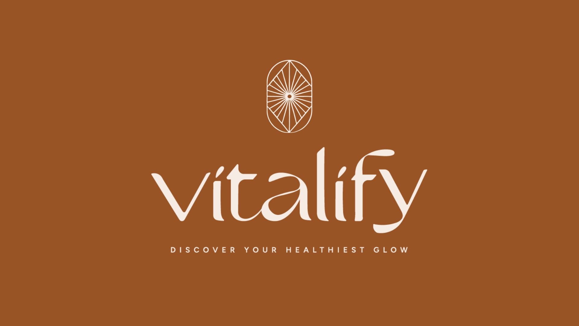 Vitalify Logo With Discover Your Healthiest Glow